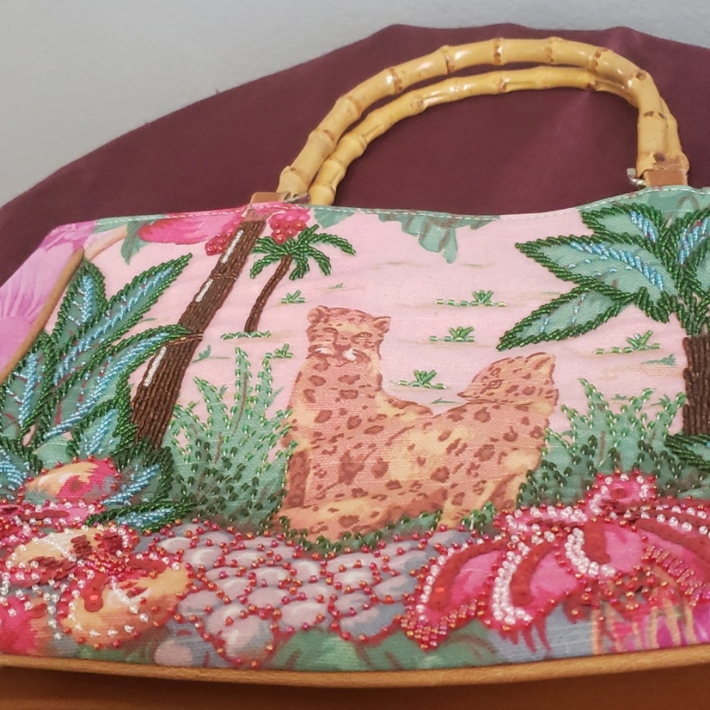 Beaded Vintage look bag